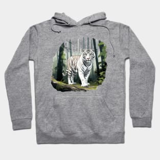 White Tiger From India Hoodie